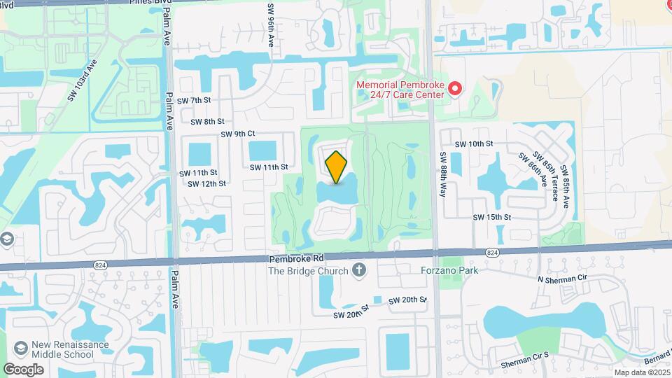 9820 S Hollybrook Lake Dr Mapa y Detalles de la Ubicación