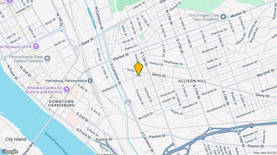 1231 Mulberry St Mapa y Detalles de la Ubicación