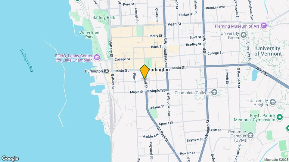 161 Saint Paul St, Unit 1 Map and Location Details