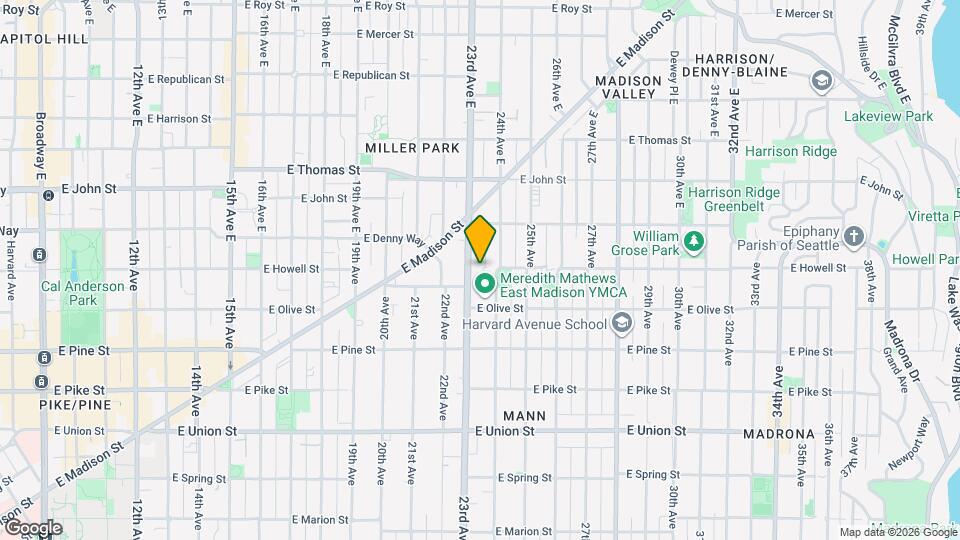 1748 23rd Ave Map and Location Details