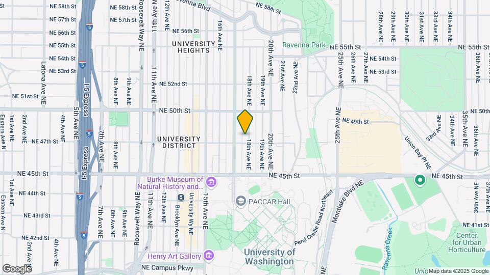4711 18th Ave NE Mapa y Detalles de la Ubicación