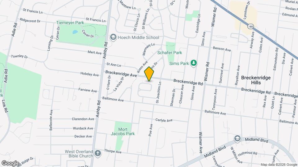 10205 St Daniel Ln Map and Location Details