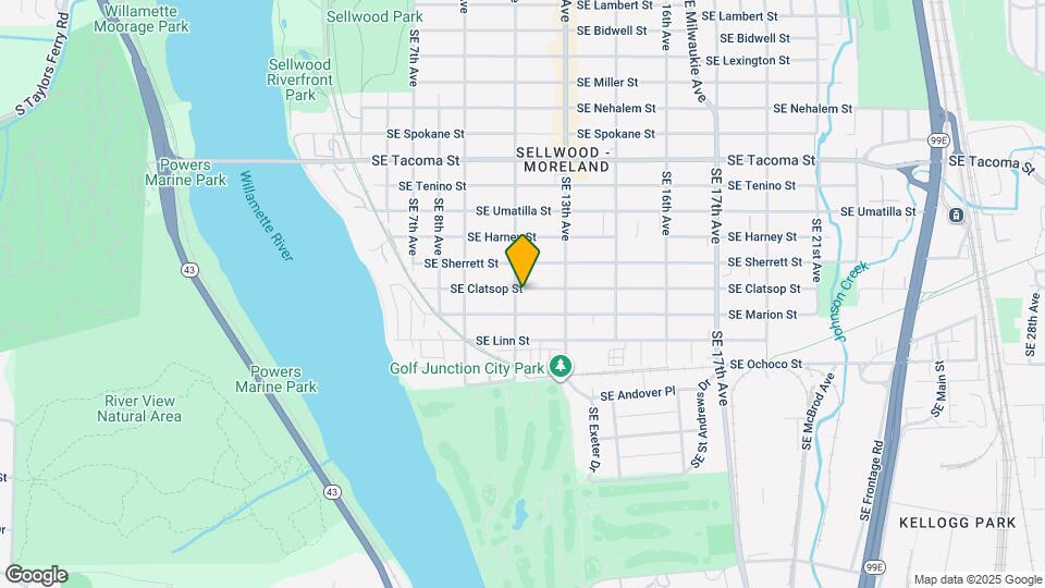 8604 SE 11th Ave Map and Location Details