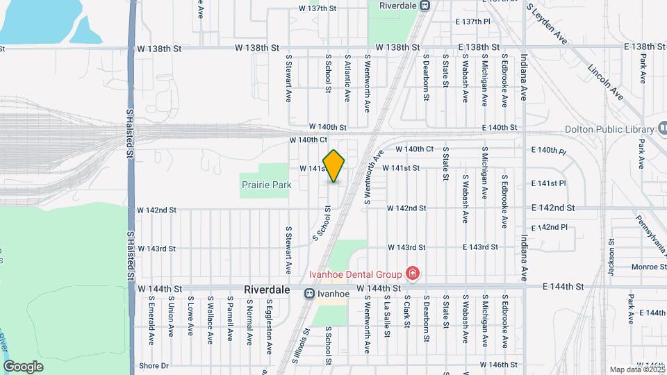 14123 S School St Mapa y Detalles de la Ubicación