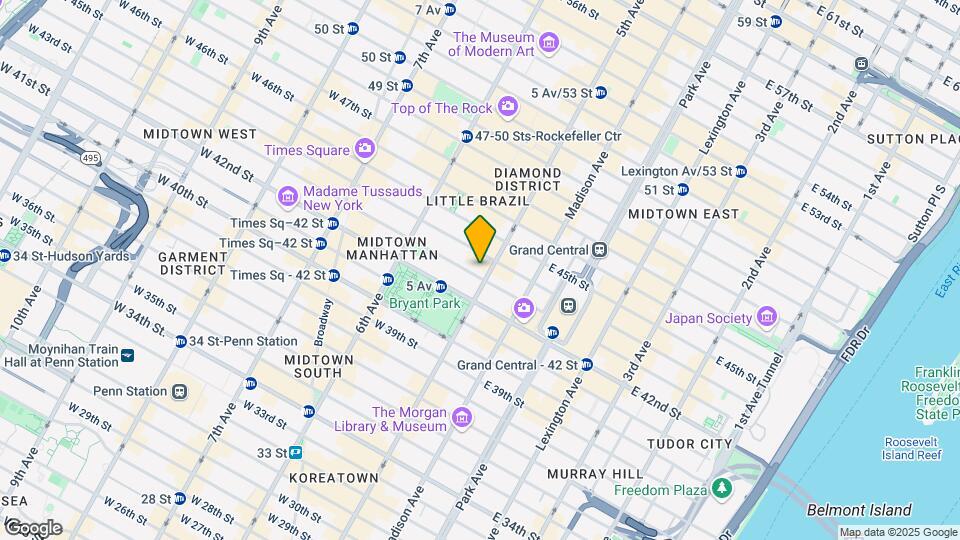 520 Fifth Ave Mapa y Detalles de la Ubicación