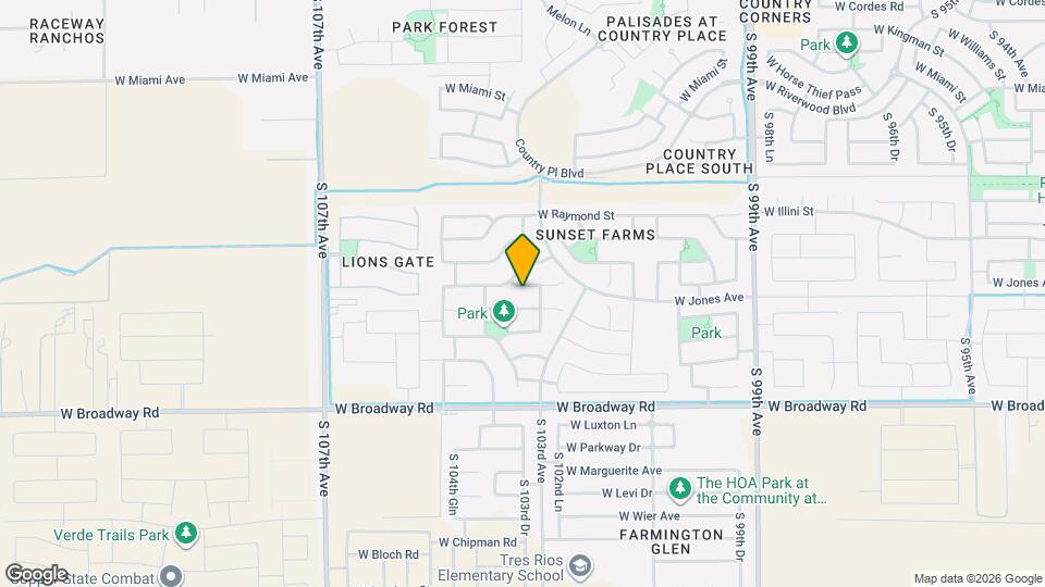 10343 West Odeum Ln Map and Location Details