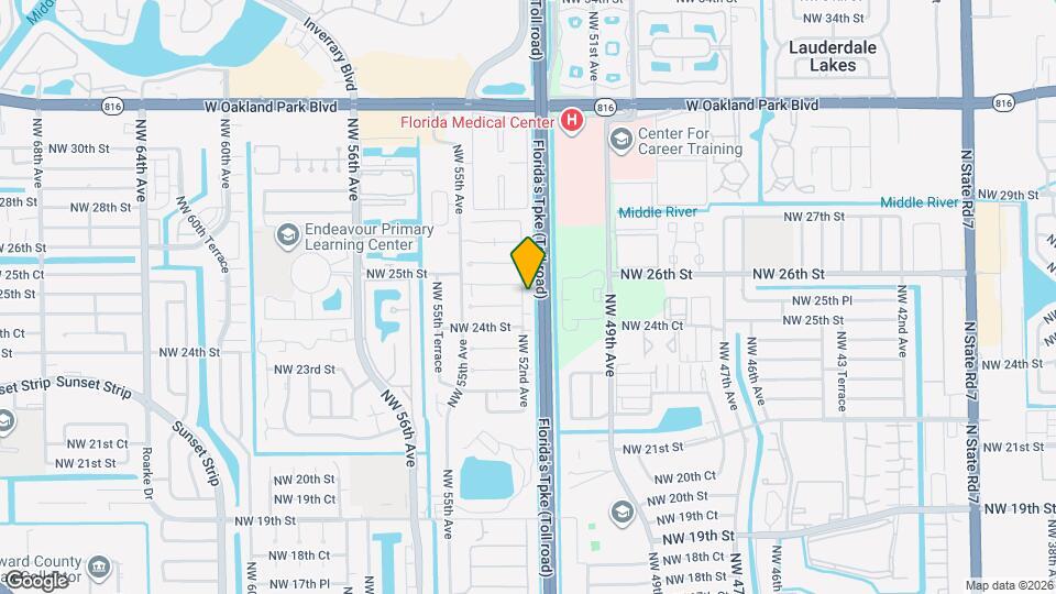 2436 NW 52nd Ave Map and Location Details