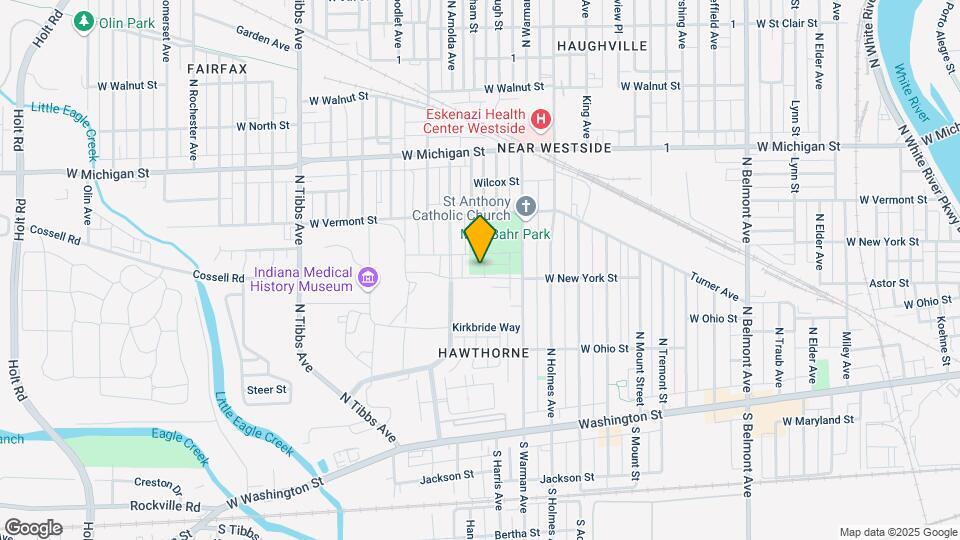 2936 W New York St Map and Location Details
