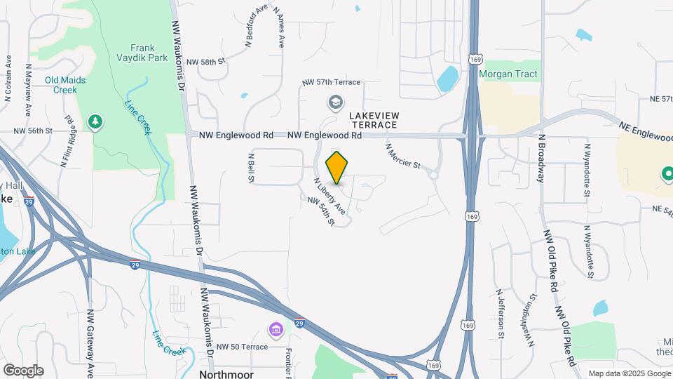 5432 N Hickory St Map and Location Details