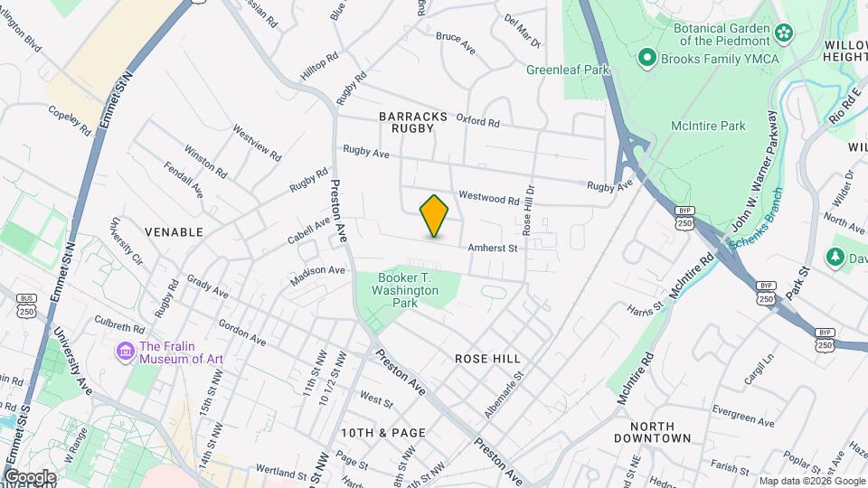 1609 Amherst St Map and Location Details