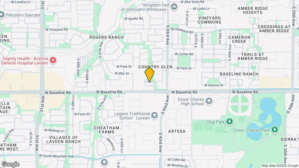 4410 W Donner Dr Map and Location Details