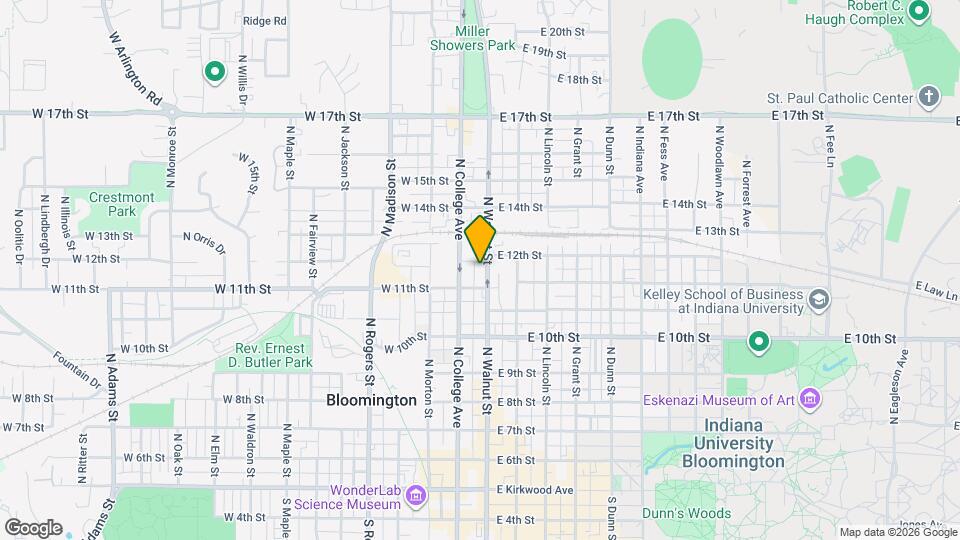 807 N Walnut St Map and Location Details