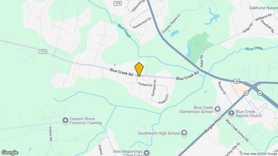 1211 Blue Creek Rd Map and Location Details