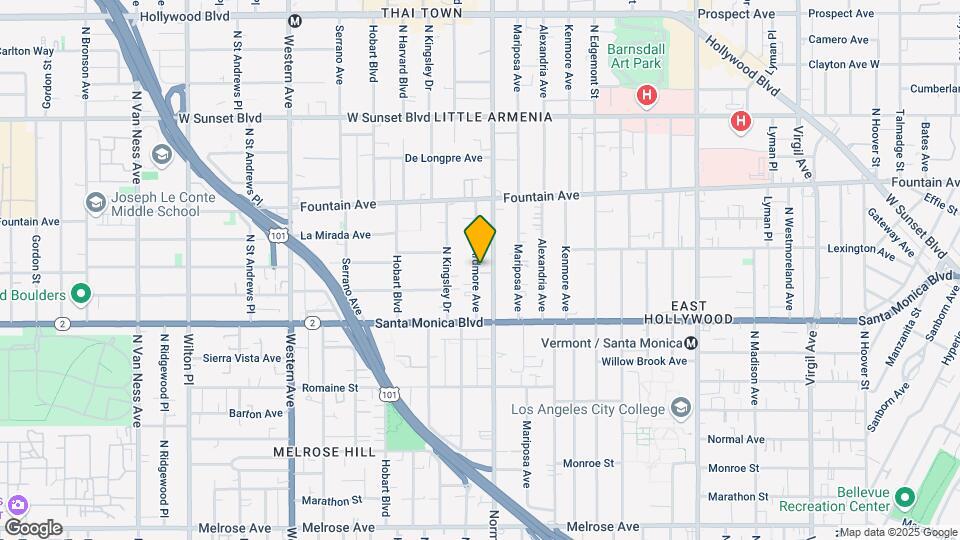 1172 N Ardmor Ave Map and Location Details