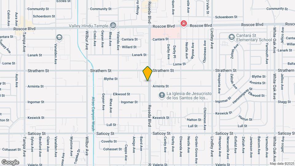 7909 Reseda Blvd Map and Location Details