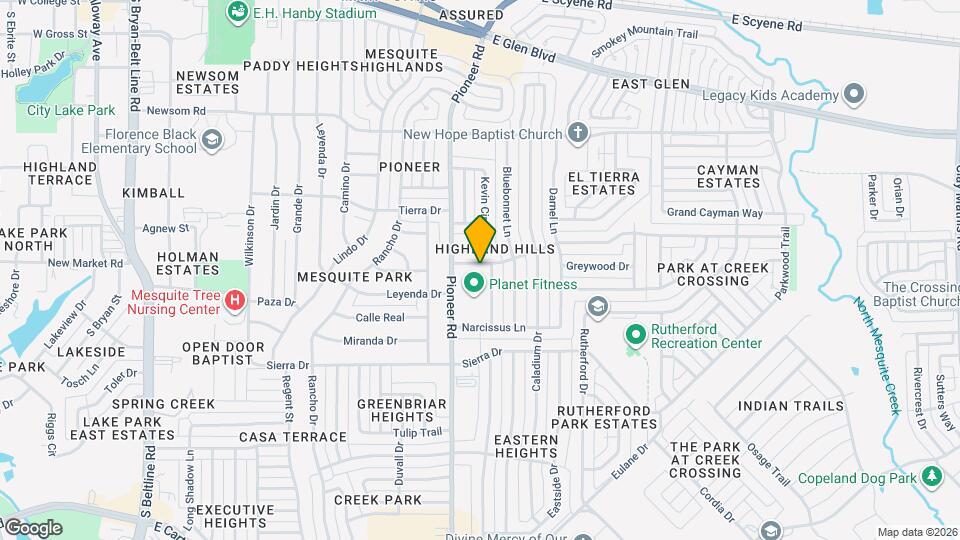 1220 Chapman Dr Map and Location Details