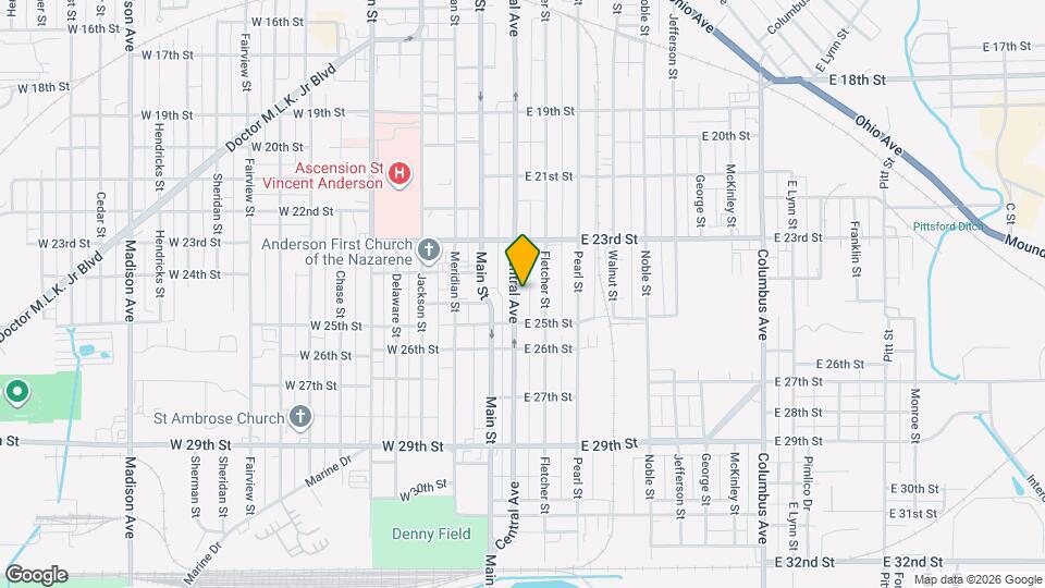 505 Central Ave Map and Location Details