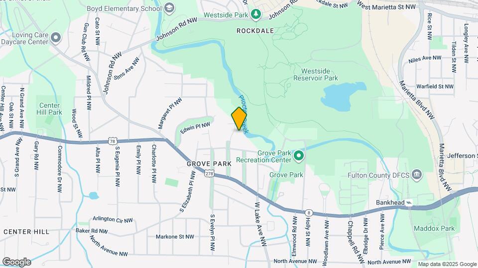 817 Gertrude Pl NW Map and Location Details