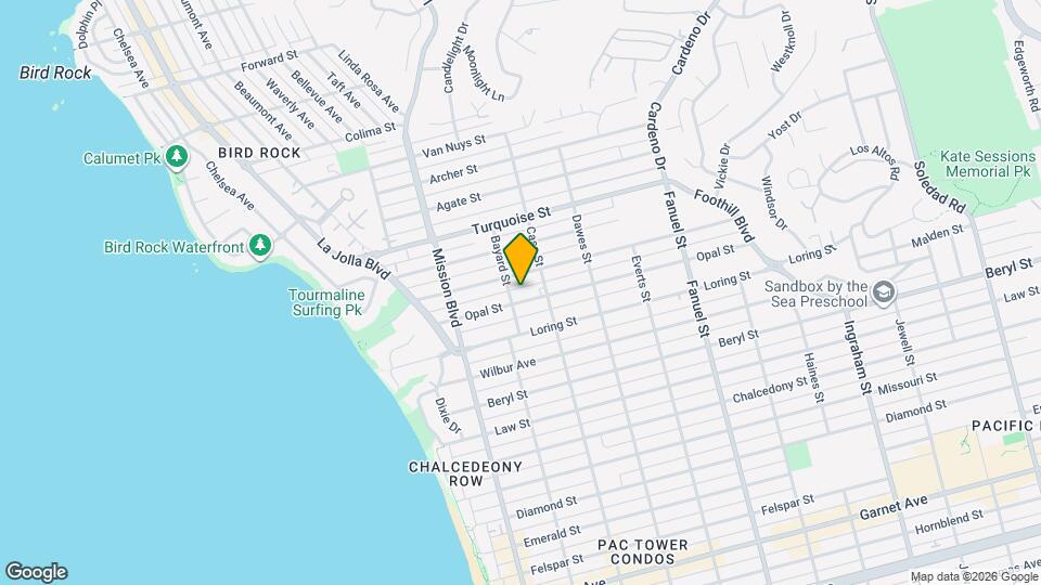 944 Opal St Map and Location Details