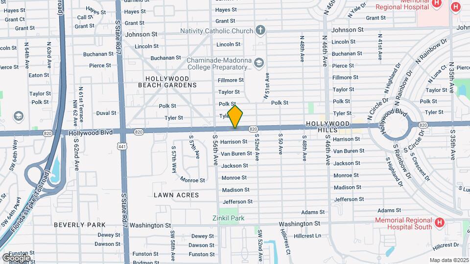 5400 Hollywood Blvd, Unit 13 Map and Location Details