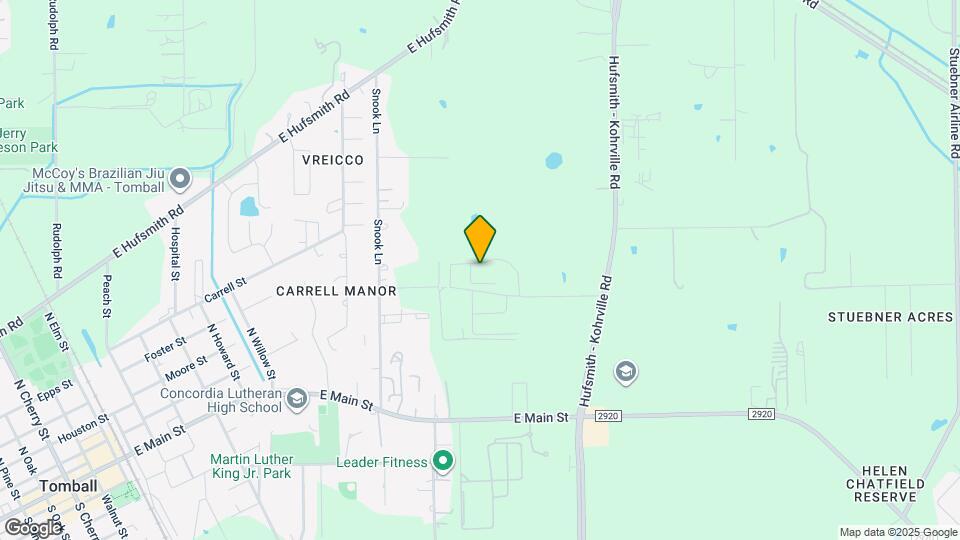 1206 Hidden Oaks Dr Map and Location Details