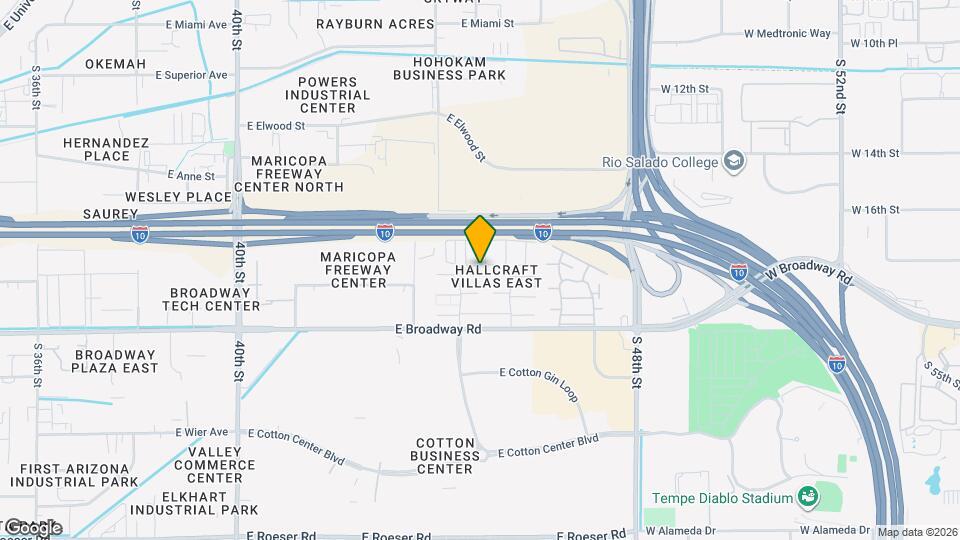 4034 S 44th Way Map and Location Details