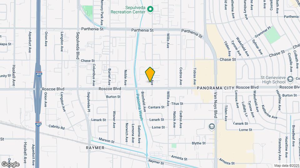 14905 Roscoe Blvd Mapa y Detalles de la Ubicación