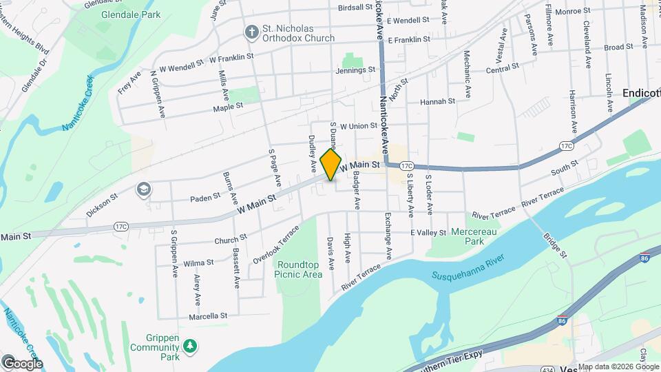 306 Dehart Ave Map and Location Details