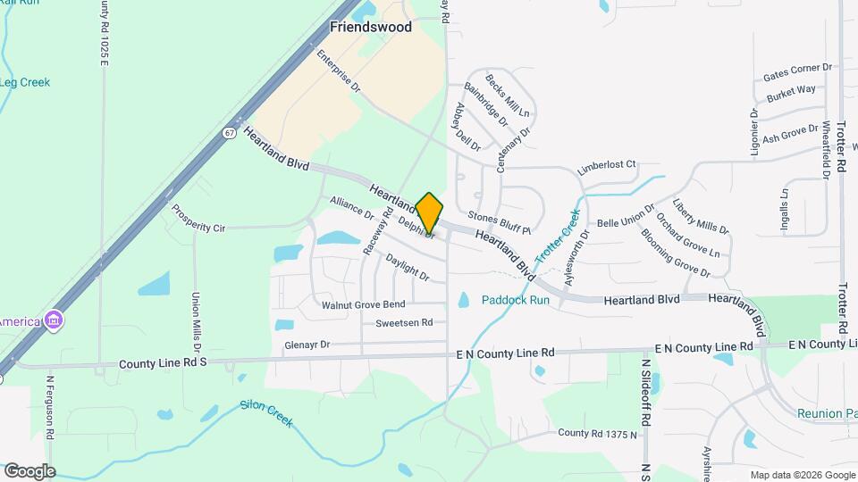 10967 Delphi Dr Mapa y Detalles de la Ubicación