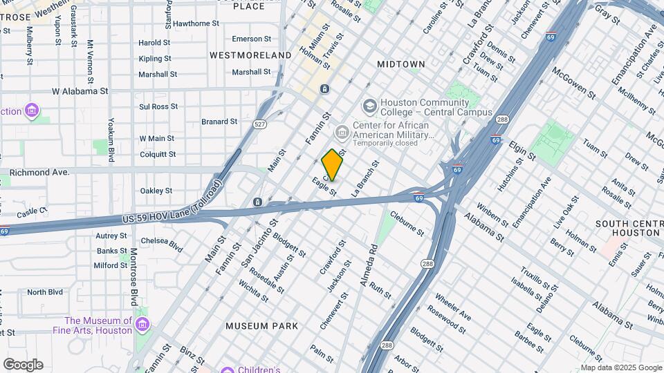 1315 Eagle St Map and Location Details