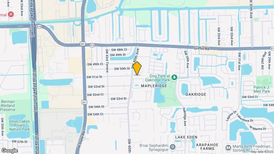 3960 SW 51st St-Unit -3 Map and Location Details