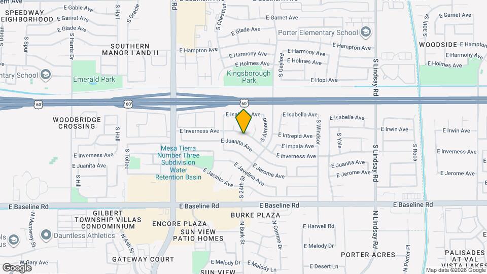 2303 E Inverness Ave Map and Location Details