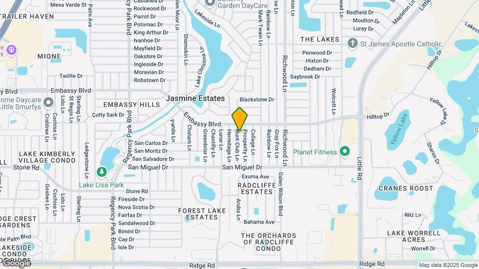 9130 Hunt Club Ln Map and Location Details