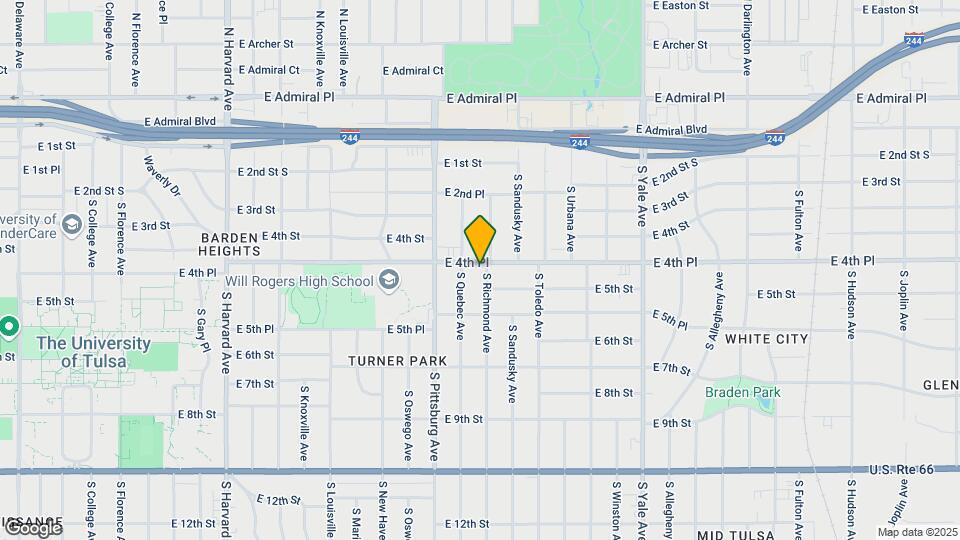 408 S Richmond Ave Map and Location Details