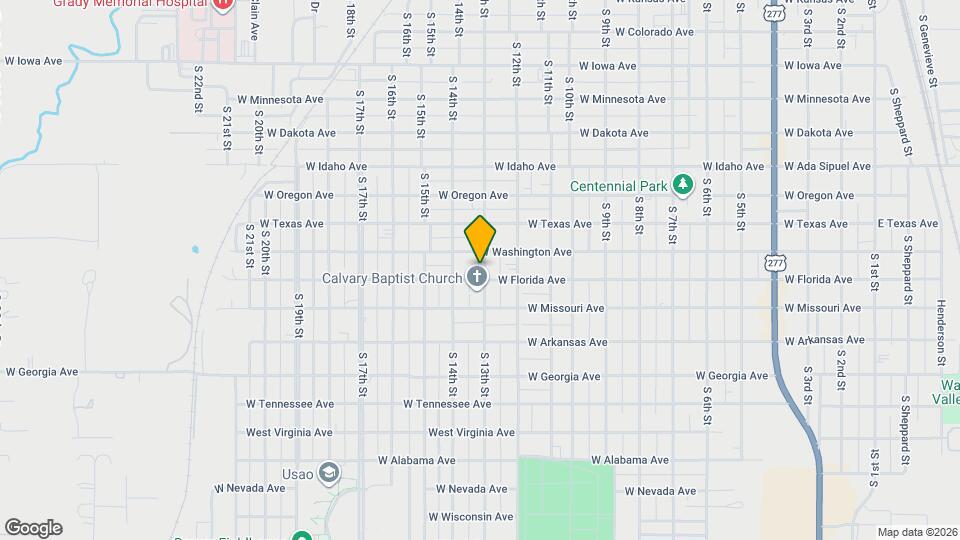 1024 S 13th St, Unit Apt J Mapa y Detalles de la Ubicación