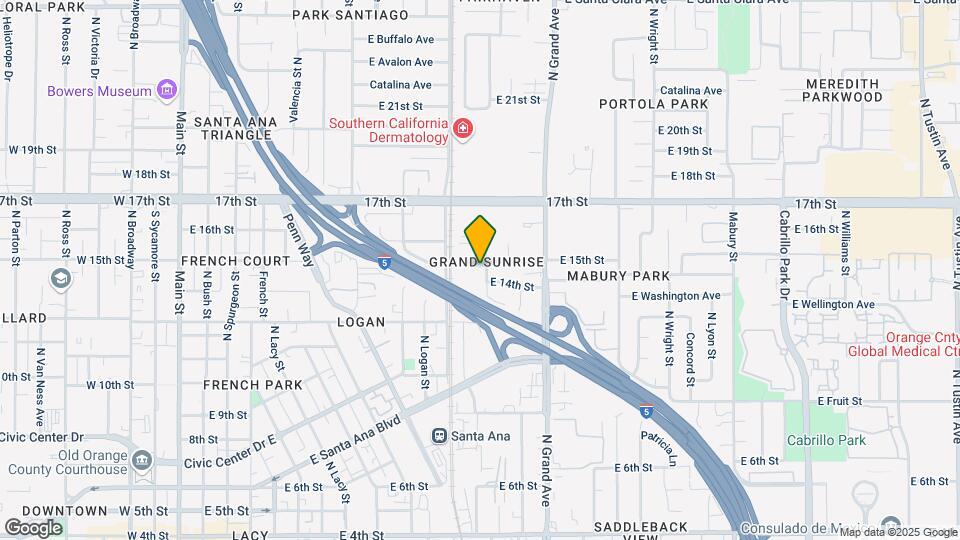 1410 N Hathaway St Map and Location Details