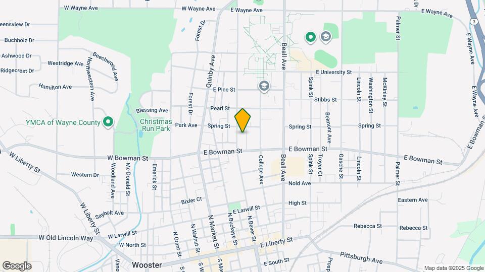 645 N Bever St Map and Location Details