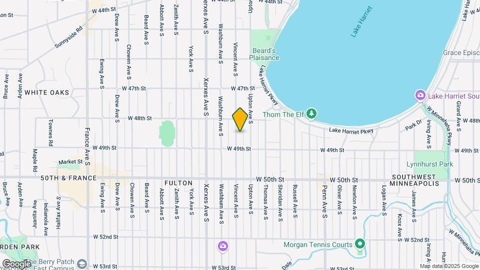4829 Vincent Ave S Map and Location Details