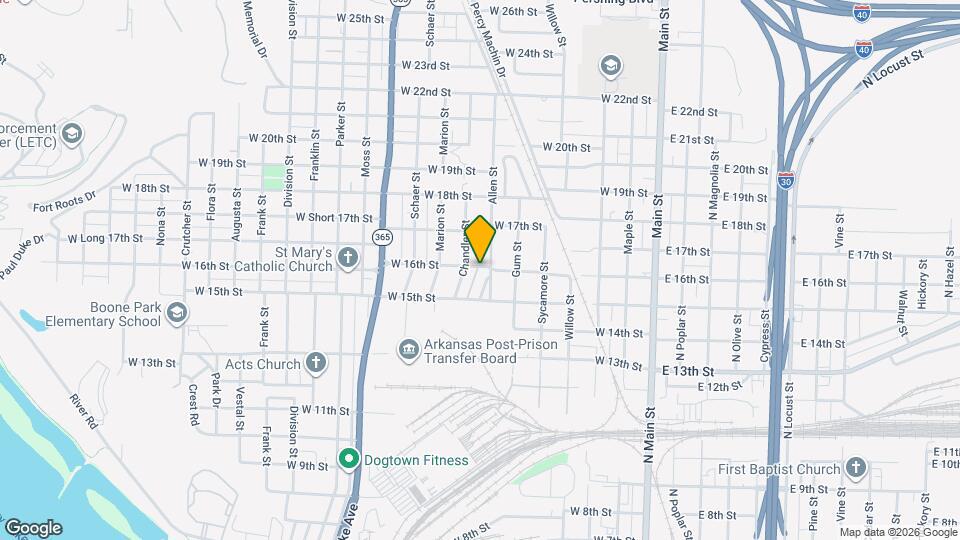 706 W 16th St Map and Location Details