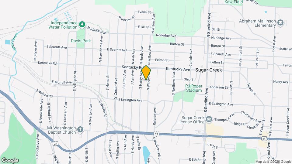 126 S Willow Ave Map and Location Details