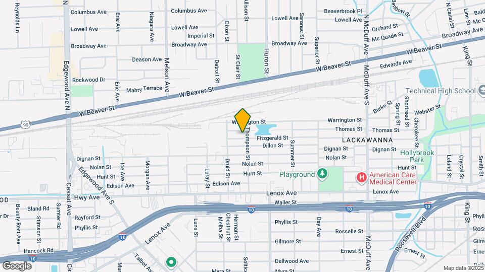 3611 Fitzgerald St Map and Location Details