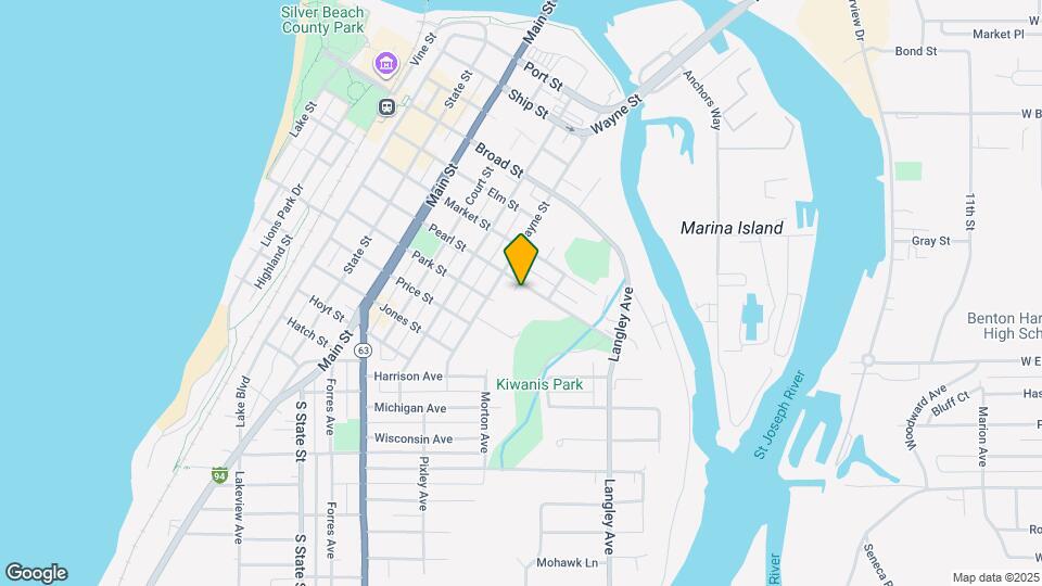 1018 Pearl St, Unit Unit 2 Map and Location Details