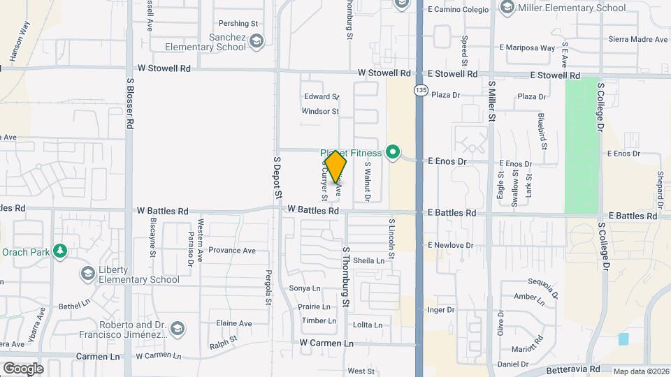 1543 Wallis Ave Map and Location Details