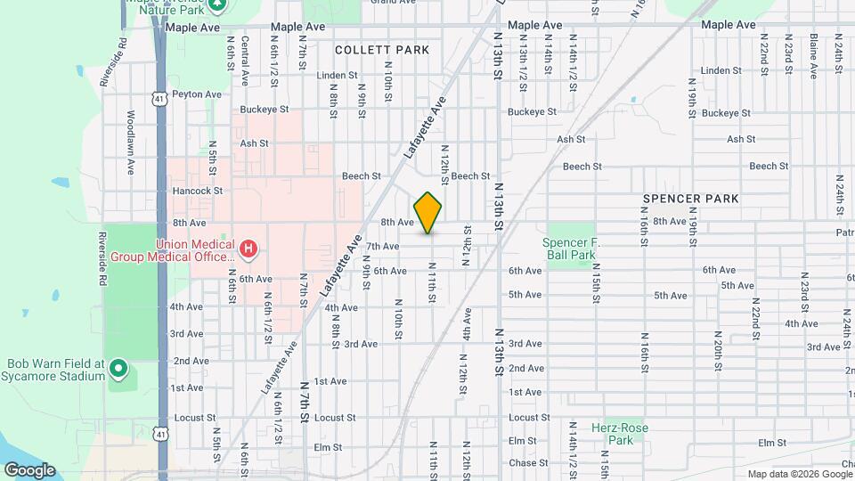 1040 7th Ave Map and Location Details
