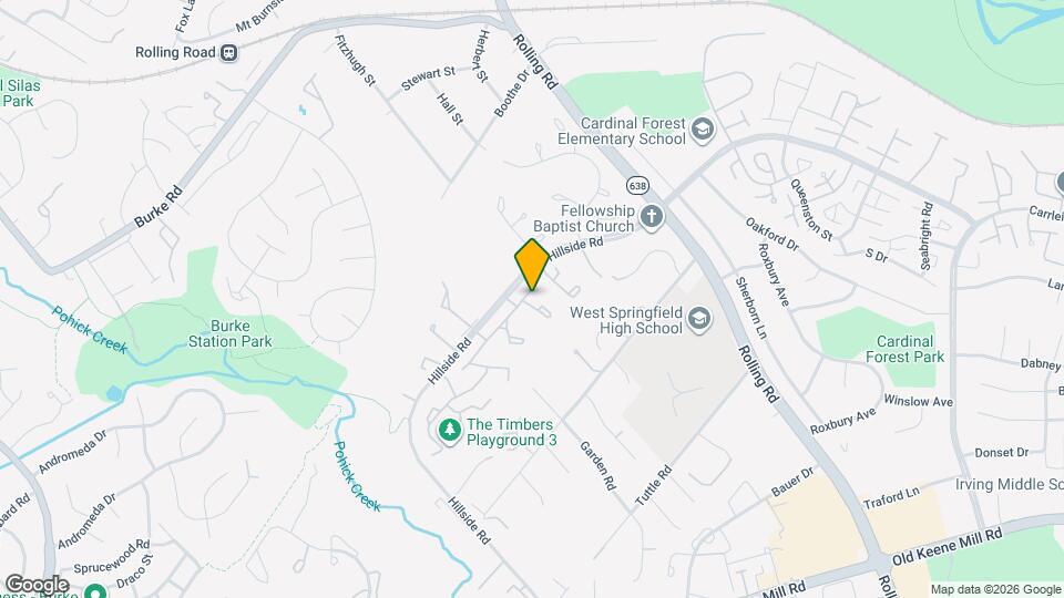 8723 Ridge Hollow Ct Map and Location Details