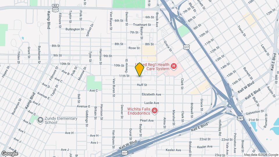 1801 11th St Map and Location Details