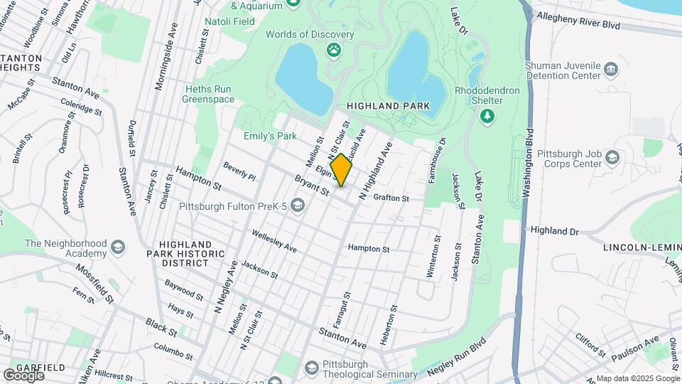 5901 Bryant St Mapa y Detalles de la Ubicación