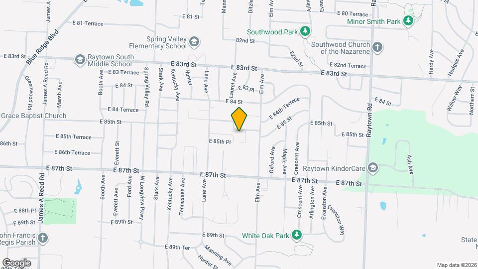 9115 E 85 St Map and Location Details