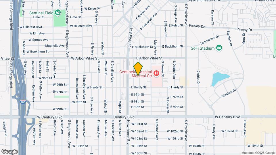 1023 Larch St Mapa y Detalles de la Ubicación