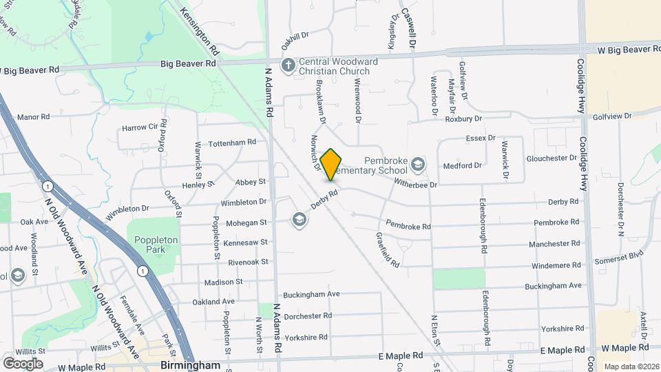 811 Norwich Dr Map and Location Details